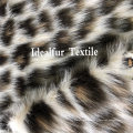 Jacquard Leopard Print Animal Imitation Faux Fur